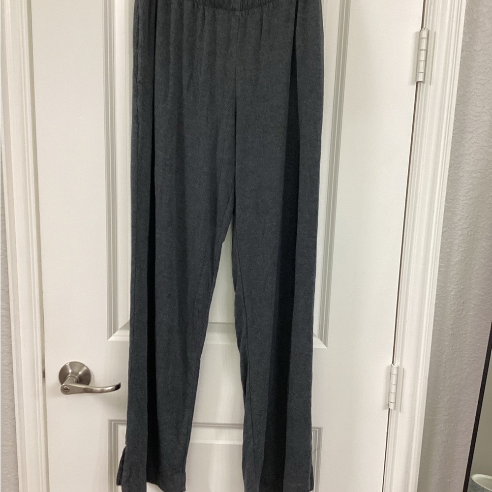 Soma Gray Wide Leg Pants with Relaxed Fit